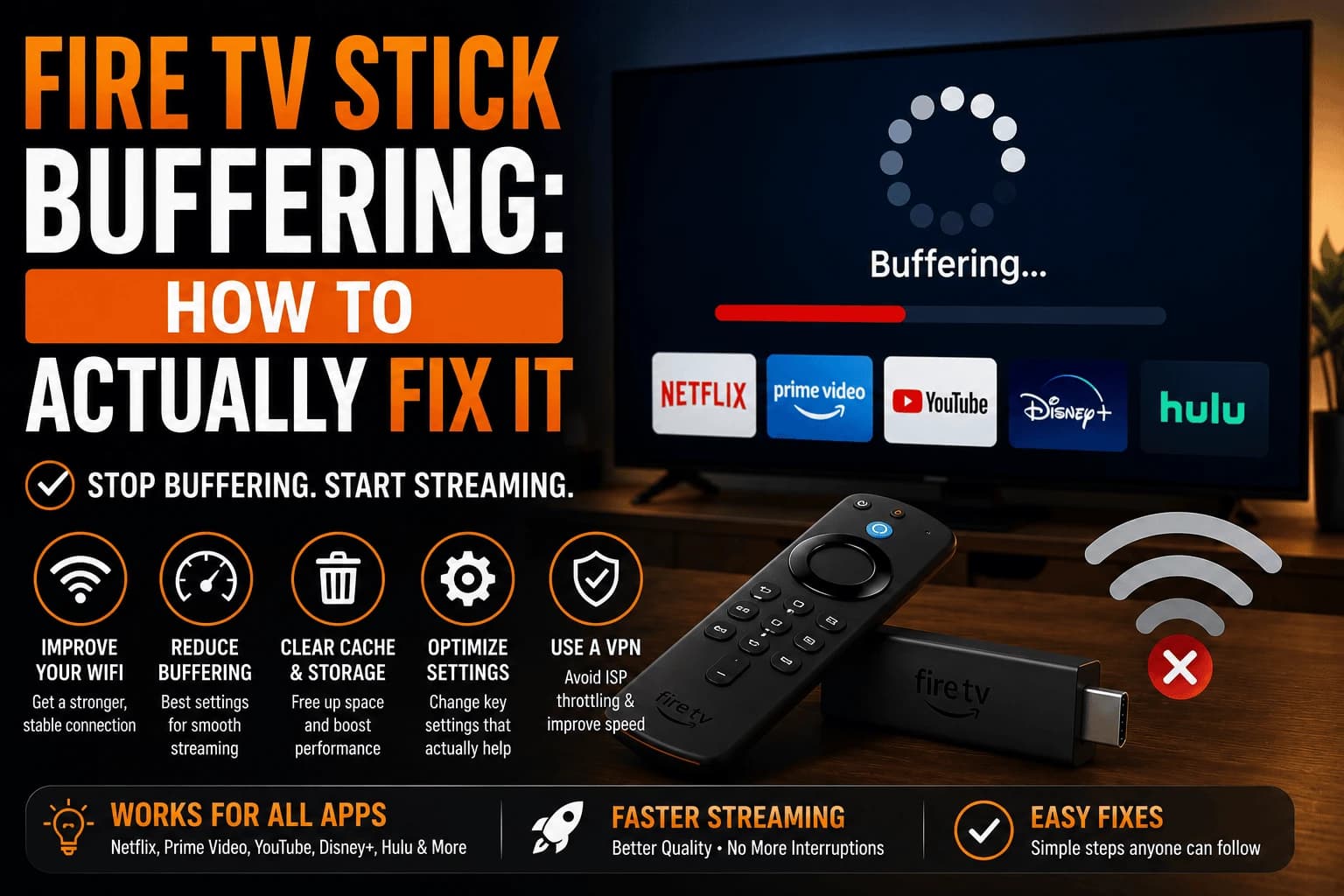 Fire TV Stick Buffering: How to Actually Fix It