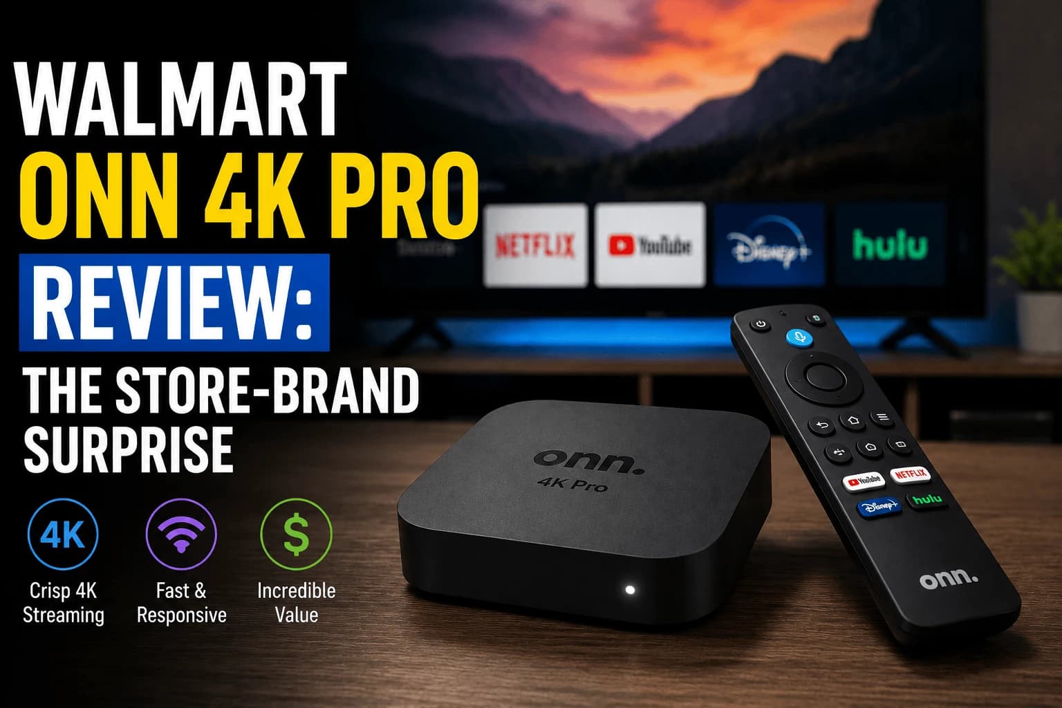 Walmart Onn 4K Pro Review: The Store-Brand Surprise